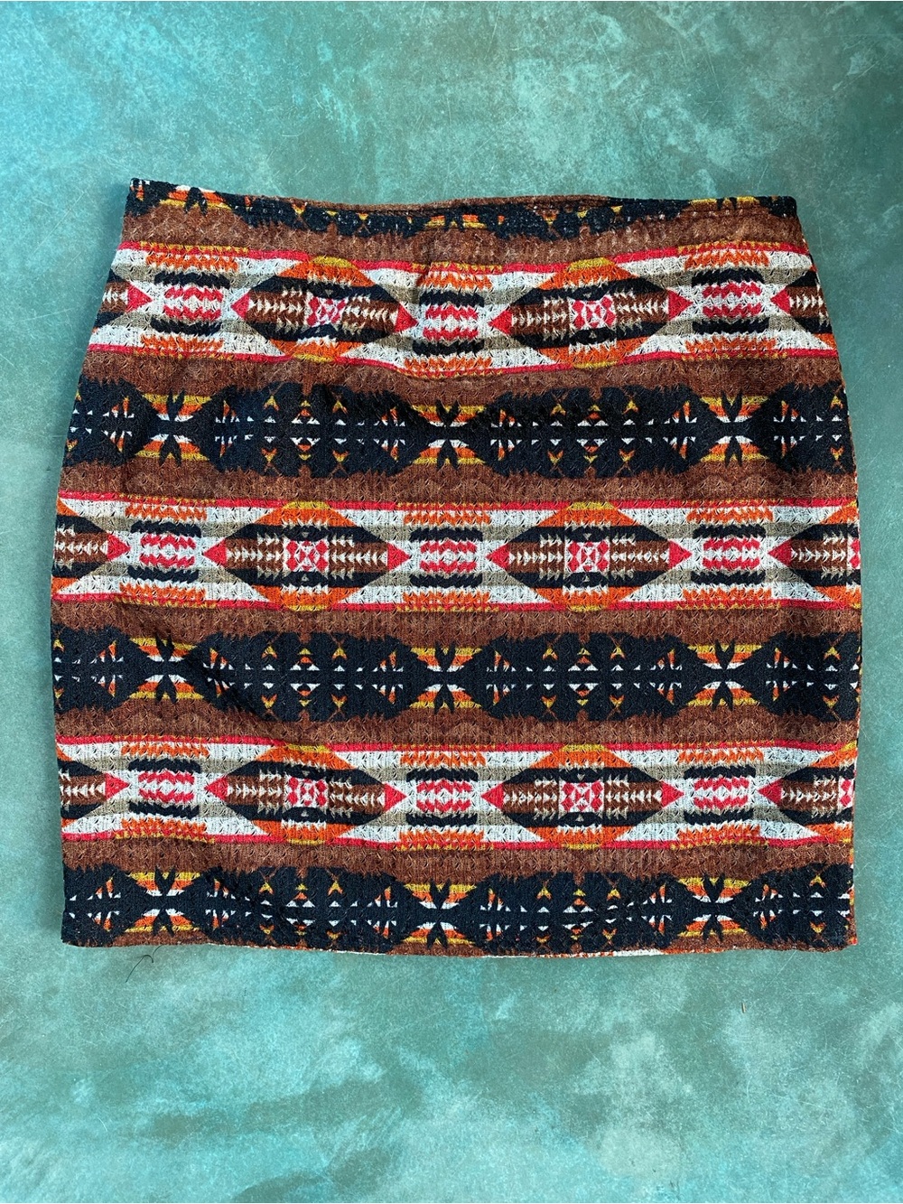 Festival Aztec Mini Skirt - Multicolor - Picture 2 of 8